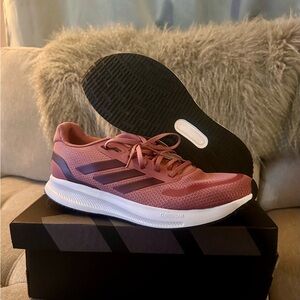 adidas Women’s Athletic Shoes - Mauve with White Sole